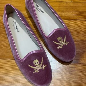 Jon Josef Pirate Velvet Flat | Size 10